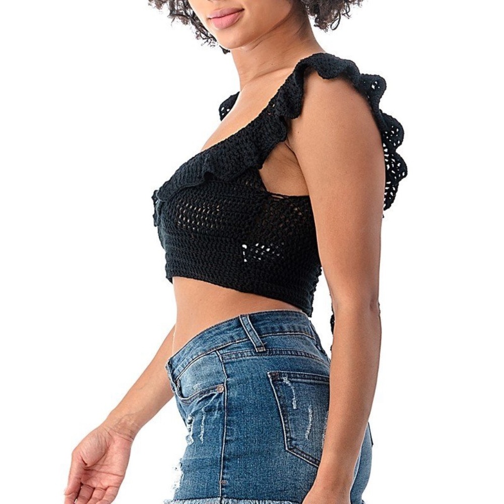 Fashion top,Summer Perfect Crochet Top, 🤩 - Picture 4 of 9